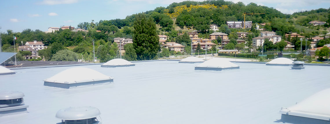 Impermeabilizzazione su guaina Resin System