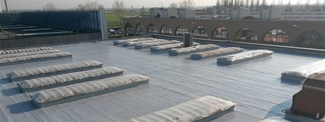 Supporto in guaina per impermeabilizzazione Resin System