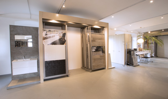 pannelli showroom ResinSystem Italia