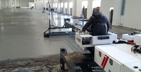 tecnologia laser screed per pavimenti industriali in calcestruzzo
