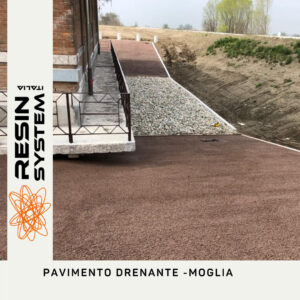 Realizzazione pavimento drenante a Moglia 