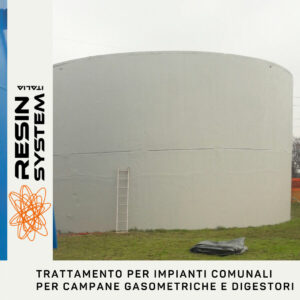 Trattamento impianti comunali per campane gasometriche e digestori