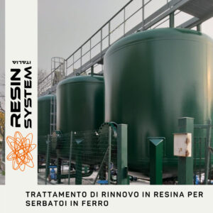 Trattamento rinnovo in resina per serbatoi in ferro